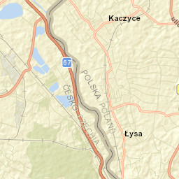 Kaczyce Street Map