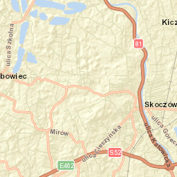 Skoczów Street Map