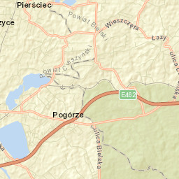 Pierściec Street Map