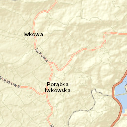 Iwkowa Street Map