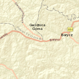 Gwoźnica Górna Street Map