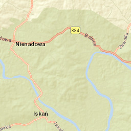 Nienadowa Street Map