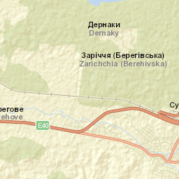 Sudova Vyshnya Street Map