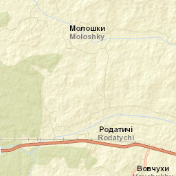 Rodatychi Street Map