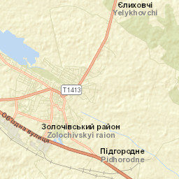 Zolochiv Street Map
