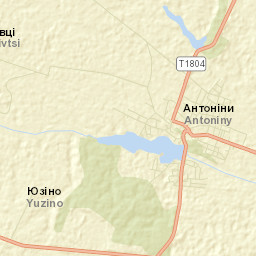 Antoniny Street Map