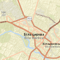 Bila Tserkva Street Map