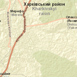 Merefa Street Map