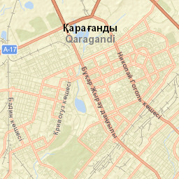 Karagandy Street Map