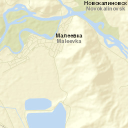 Maleyevsk Street Map
