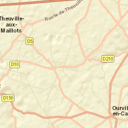 Ourville-en-Caux Street Map