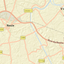 Nesle Street Map