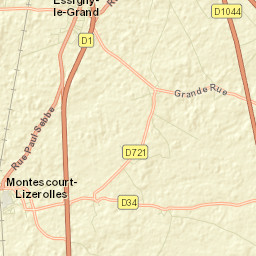 Essigny-le-Grand Street Map