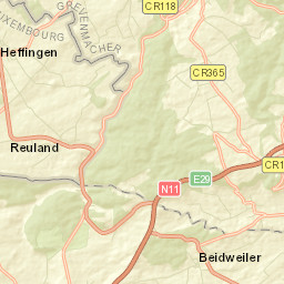 Heffingen Street Map