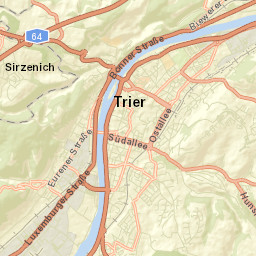 Trier Street Map
