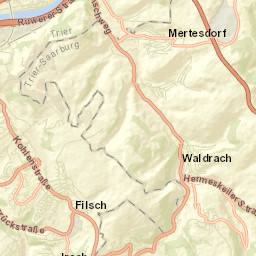 Mertesdorf Street Map