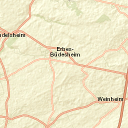 Erbes-Büdesheim Street Map