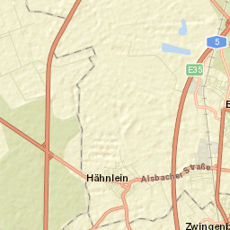 Alsbach-Hähnlein Street Map