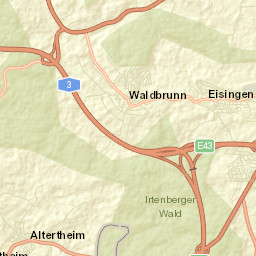 Waldbrunn Street Map
