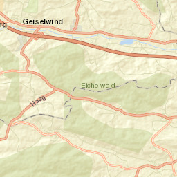 Geiselwind Street Map