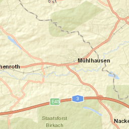 Mühlhausen Street Map