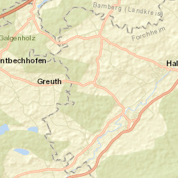 Hallerndorf Street Map
