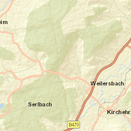 Weilersbach Street Map