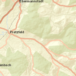 Pretzfeld Street Map