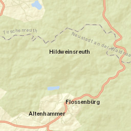 Flossenbürg Street Map