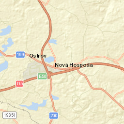 Okres Tachov Street Map