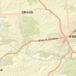 Stříbro Street Map