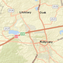 Rokycany Street Map