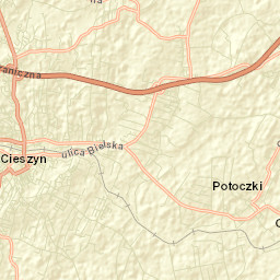 Bażanowice Street Map