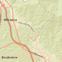 Rybarzowice Street Map