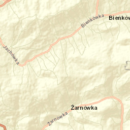 Bieńkówka Street Map
