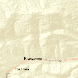 Krzczonów Street Map