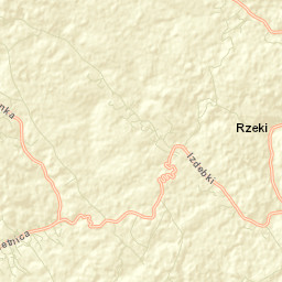 Powiat brzozowski Street Map