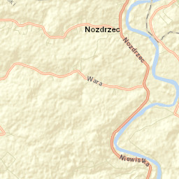 Nozdrzec Street Map