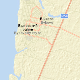 Bykovo Volgograd Oblast Street Map