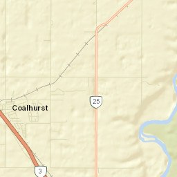 Coalhurst Street Map