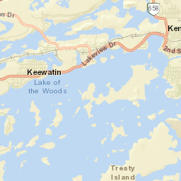 Kenora Street Map