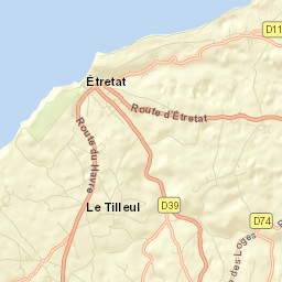 Étretat Street Map