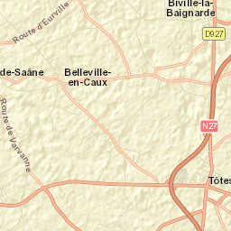 Tôtes Street Map