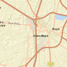 Roye Street Map