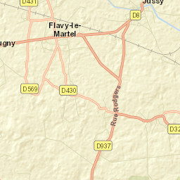 Flavy-le-Martel Street Map