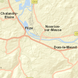 Nouvion-sur-Meuse Street Map