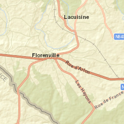 Florenville Street Map