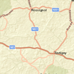 Tintigny Street Map