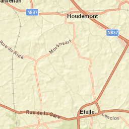 Étalle Street Map