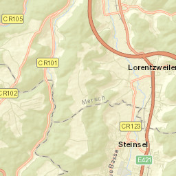 Lorentzweiler Street Map